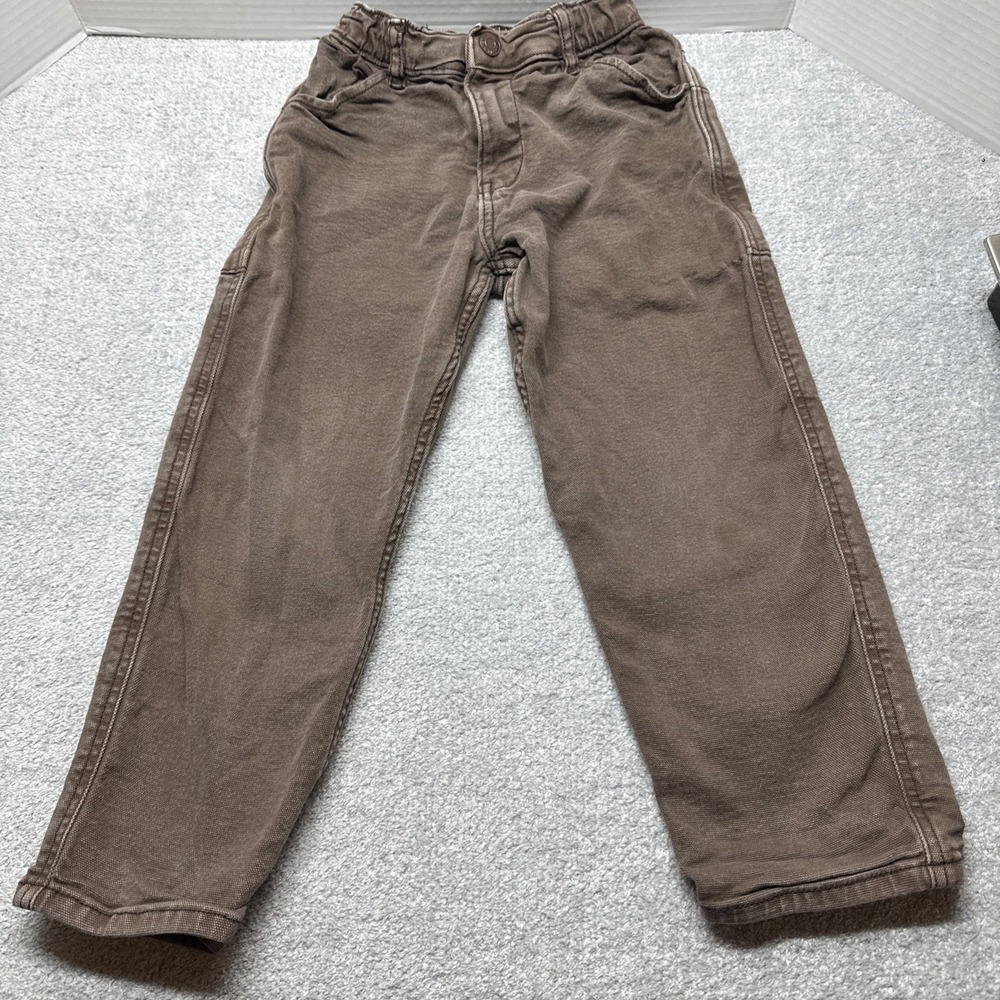 ZARA Toddler Size 5 Years 110CM Brown Jeans